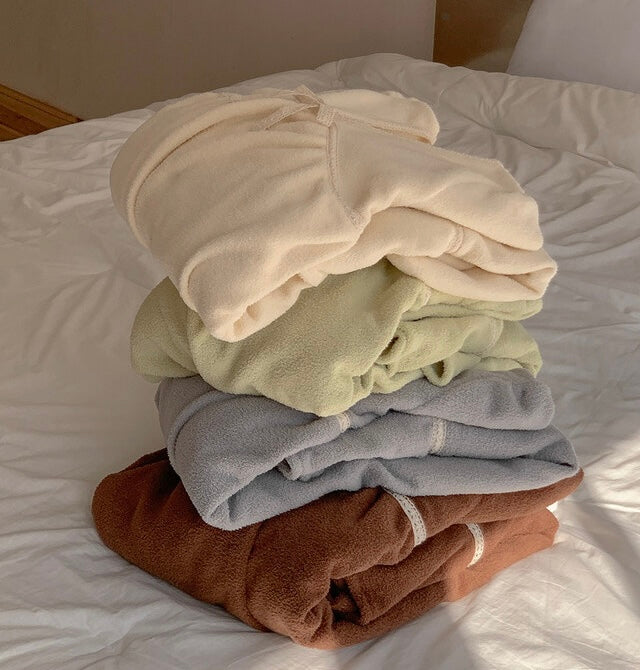 J'eu Rowney Lace Sleeping Pajama Set 4colors