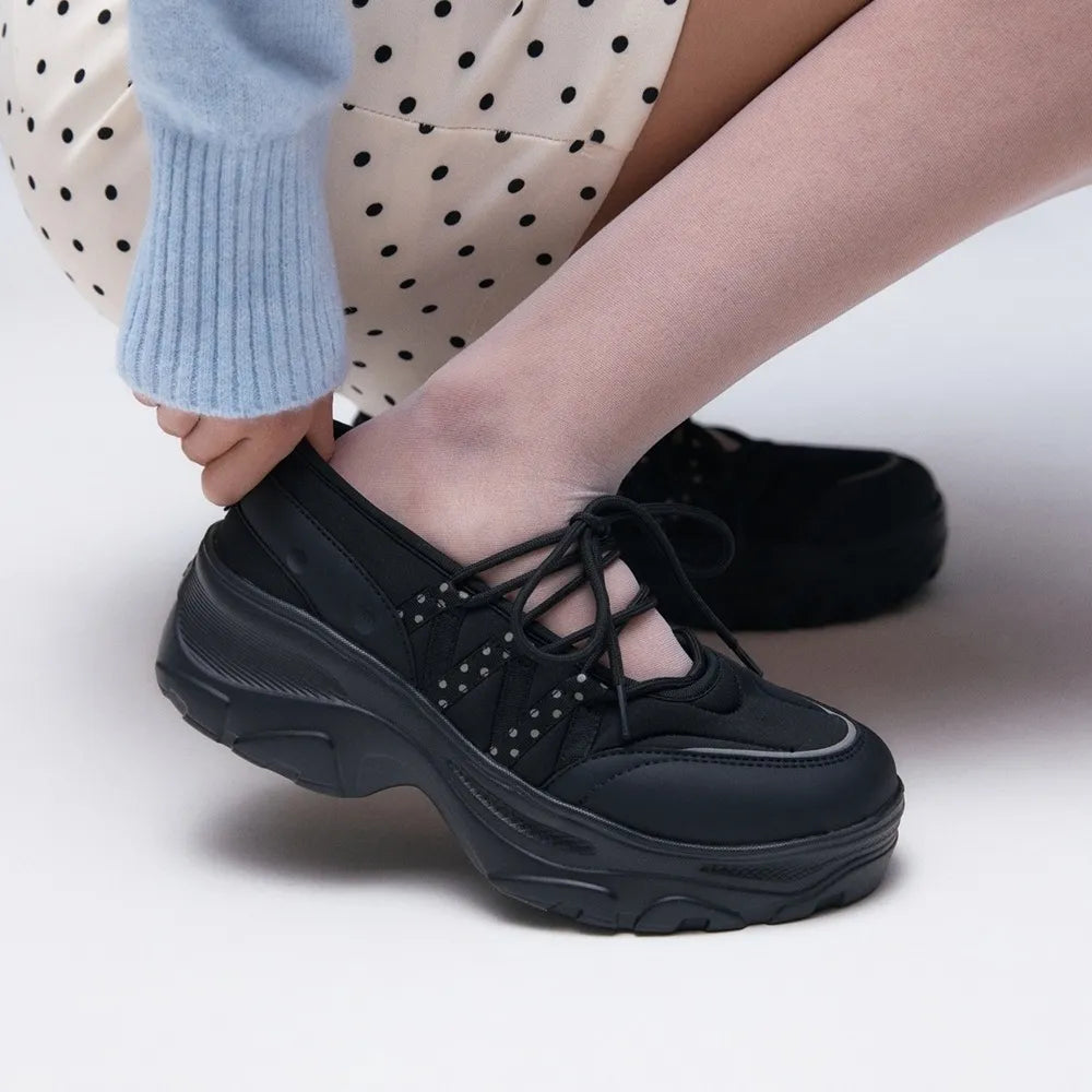 OTZ [:DOT EDITION] Romita Platform Ballerina Dot Maryjane Shoes