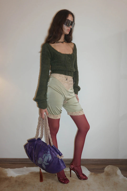 Angora Cardigan Khaki