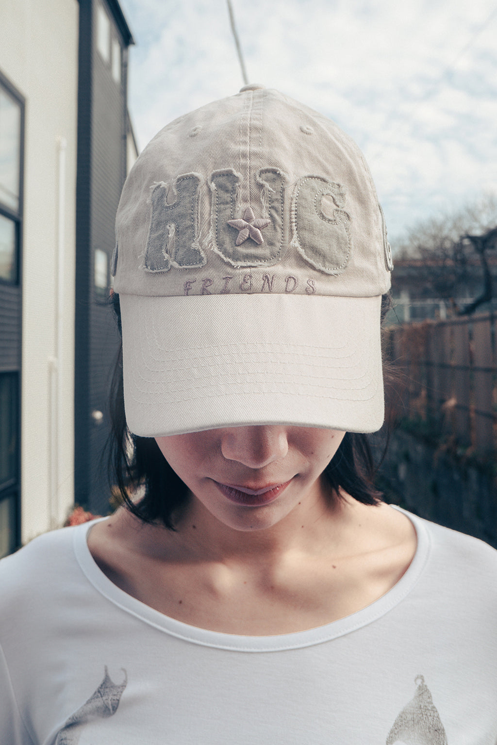 hugyourskin HUG friends cap / pink