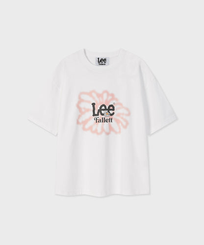 Fallett x Lee Sun Flower Short Sleeve Tee / white