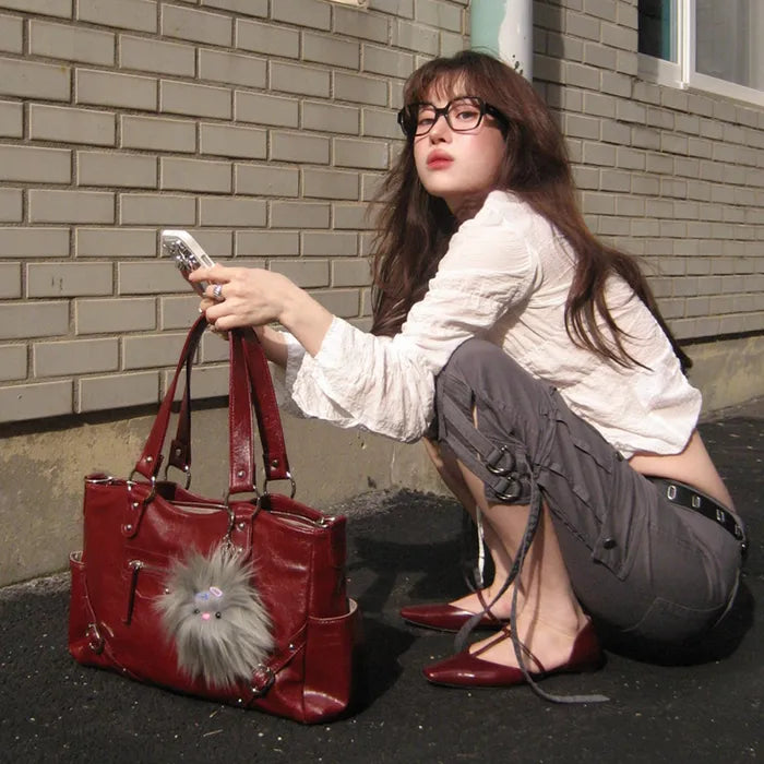 ANC STUD RING BAG_3COLORS