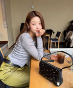 LOTSYOU_Twinkle Jelly Pouch Bag BLACK