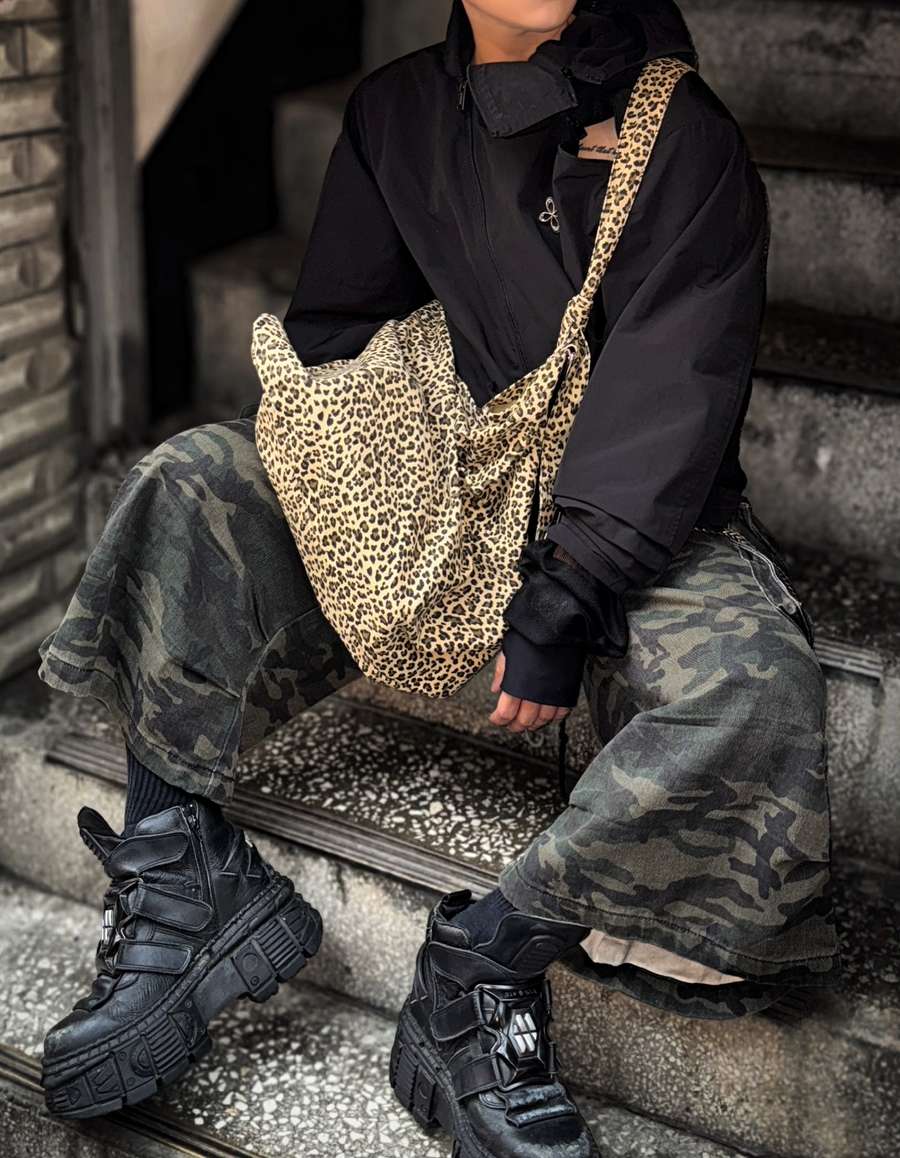 Modi-Tying Echo bag_Beige Leopard