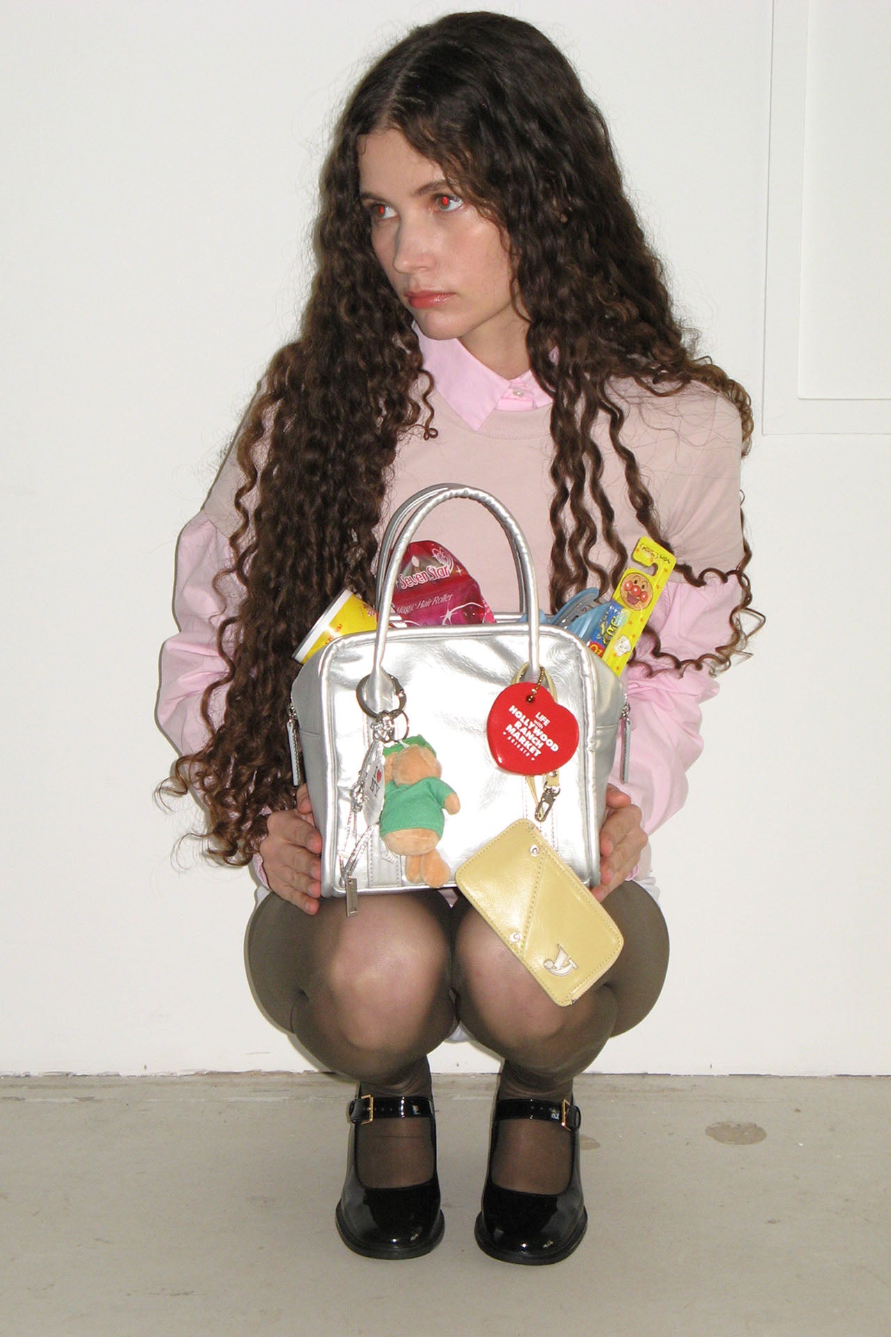 Yeomim mini box bag / silver