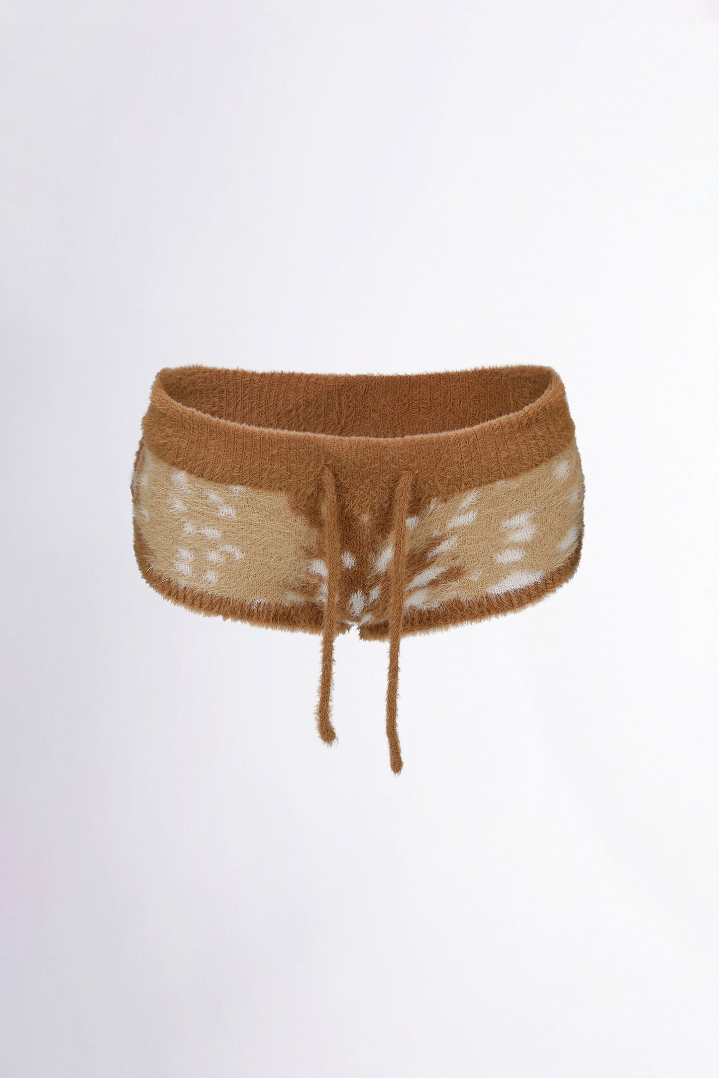 Sculptor Rudolph Fur Shorts Brown