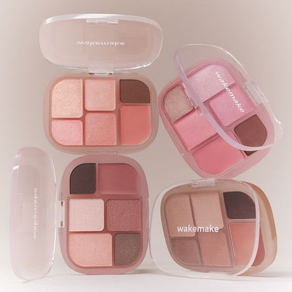 wakemake [7月Olive Young PICK][Sanrio限定版] Softt Sheer Multi Palette