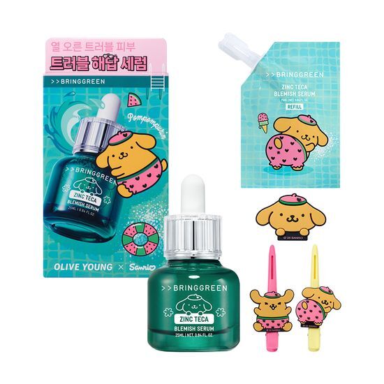 Bringgreen [Sanrio限定版] Zinc. Teca Trouble Serum 25ml+25ml