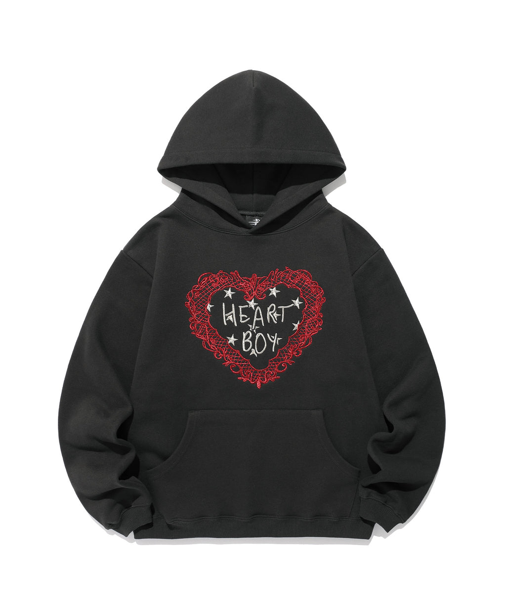 niceghostclub HEART BOY HOODIE [BLACK]