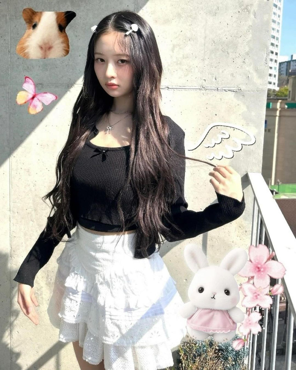 [rei同款🎀] LUVISTRUE CH RIBBON NECKLACE