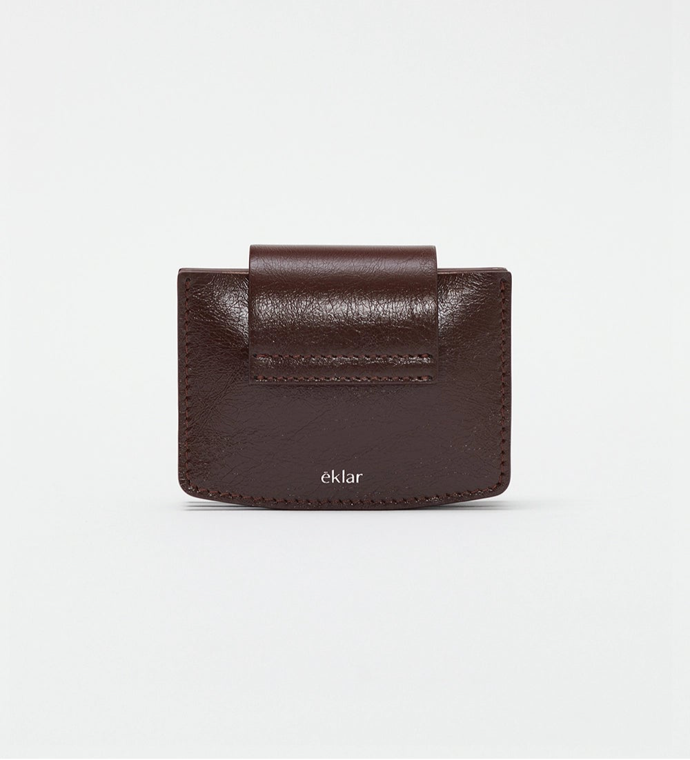 eklar Arco wallet / crack moca brown