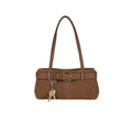 OSOI SHOULDER BROCLE MINI / NUBUCK BROWN