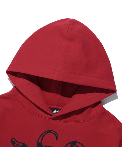 niceghostclub GHOST ANGEL UNIFORM HOODIE [RED]