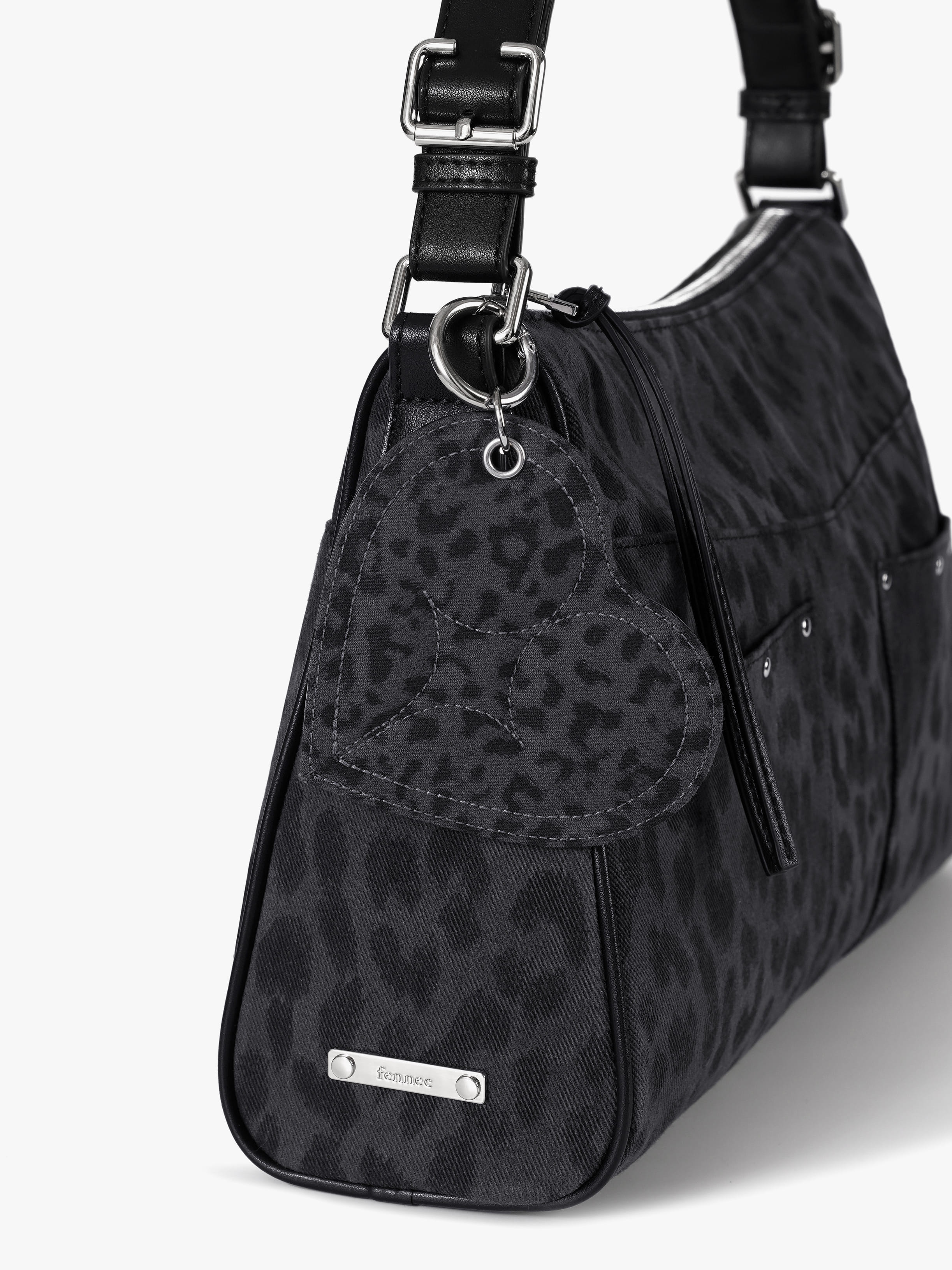 FENNEC BASH BAG SET / LEOPARD BLACK