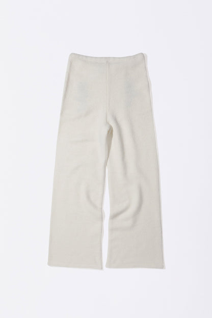 Sculptor Ankh Boucle Knit Pants Ivory