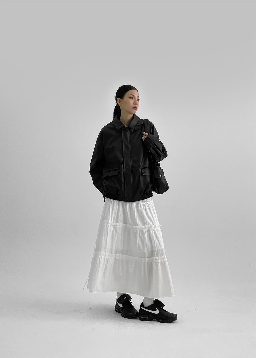 [韓國銷量3000+] Signature Flare Long Skirt / 2colors