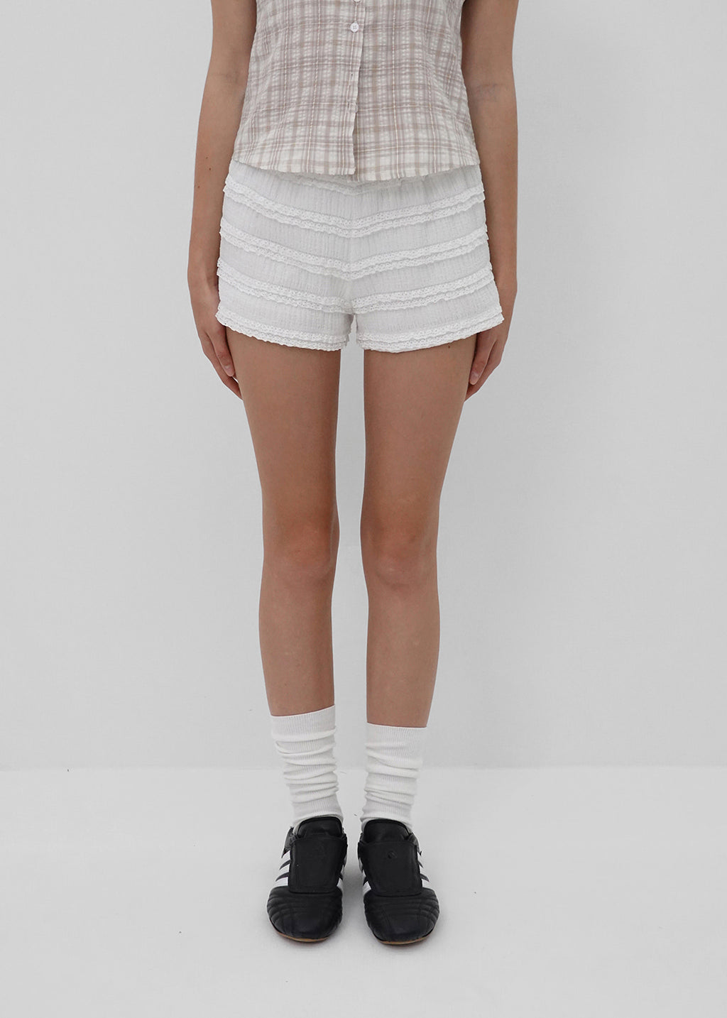 [韓國製造🇰🇷] Teepee Frill Banding Shorts / 2colors