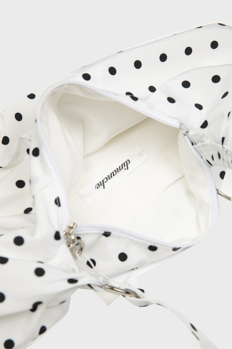 [DIMANCHE] DOTTY SHELL MINI BAG_WHITE