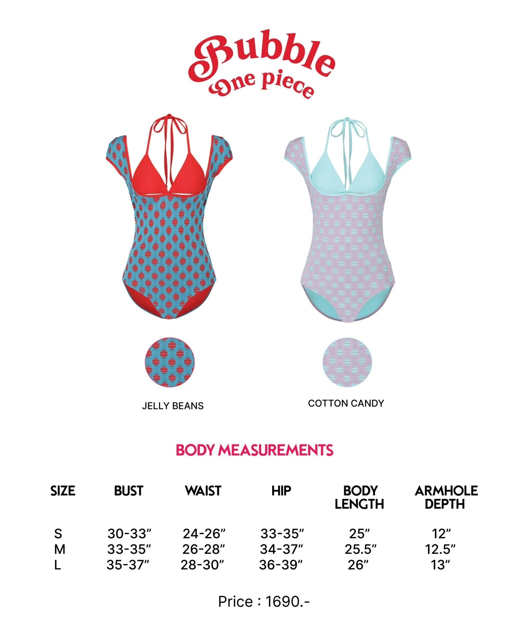 WILDBLUE YONDER Bubble One-Piece / 2colors