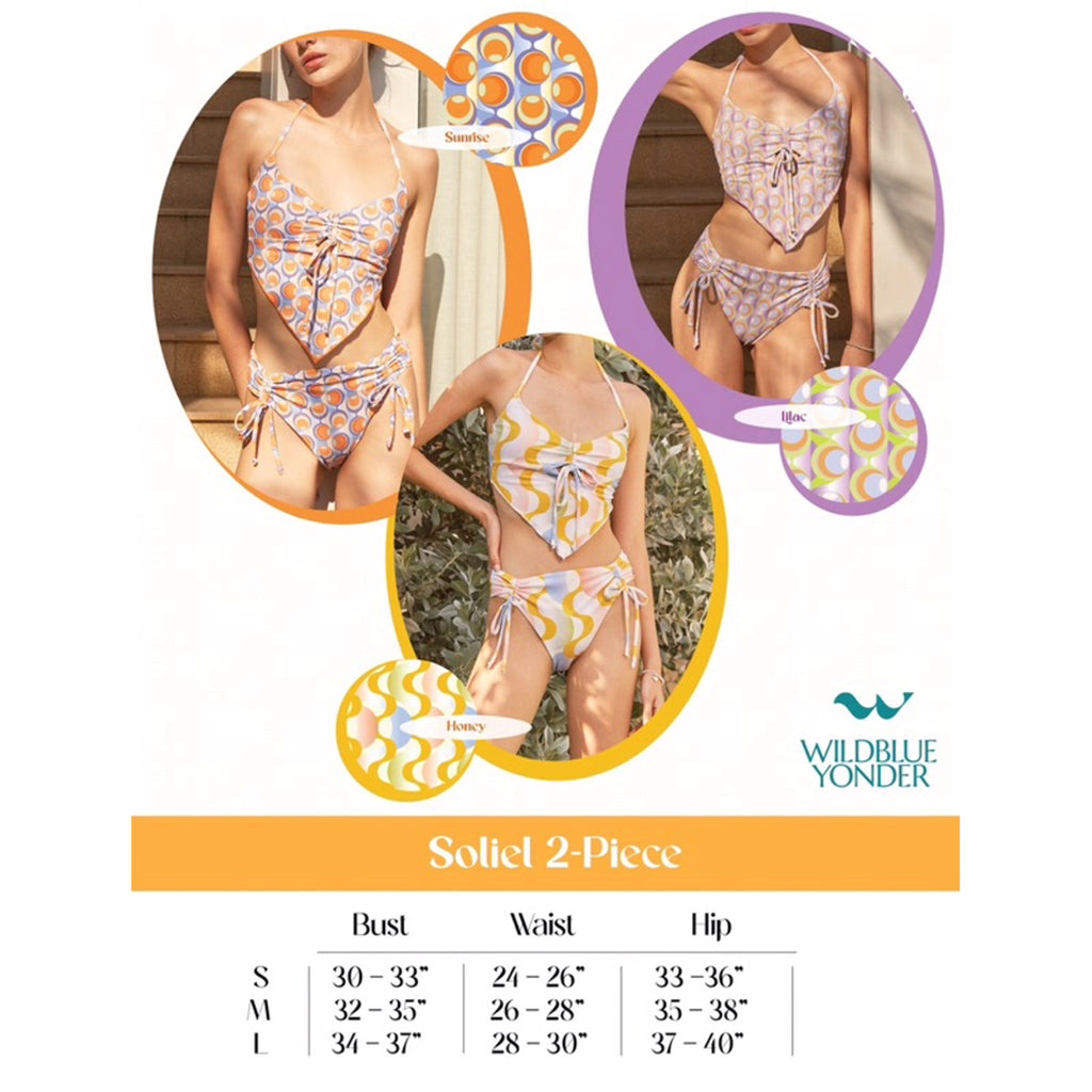 WILDBLUE YONDER Soliel Bikini Set / 3colors