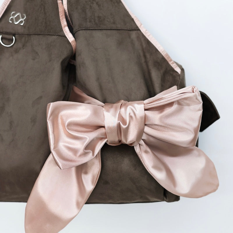 siweol Bow Shoulder Bag - taupe (winter mute ver.)