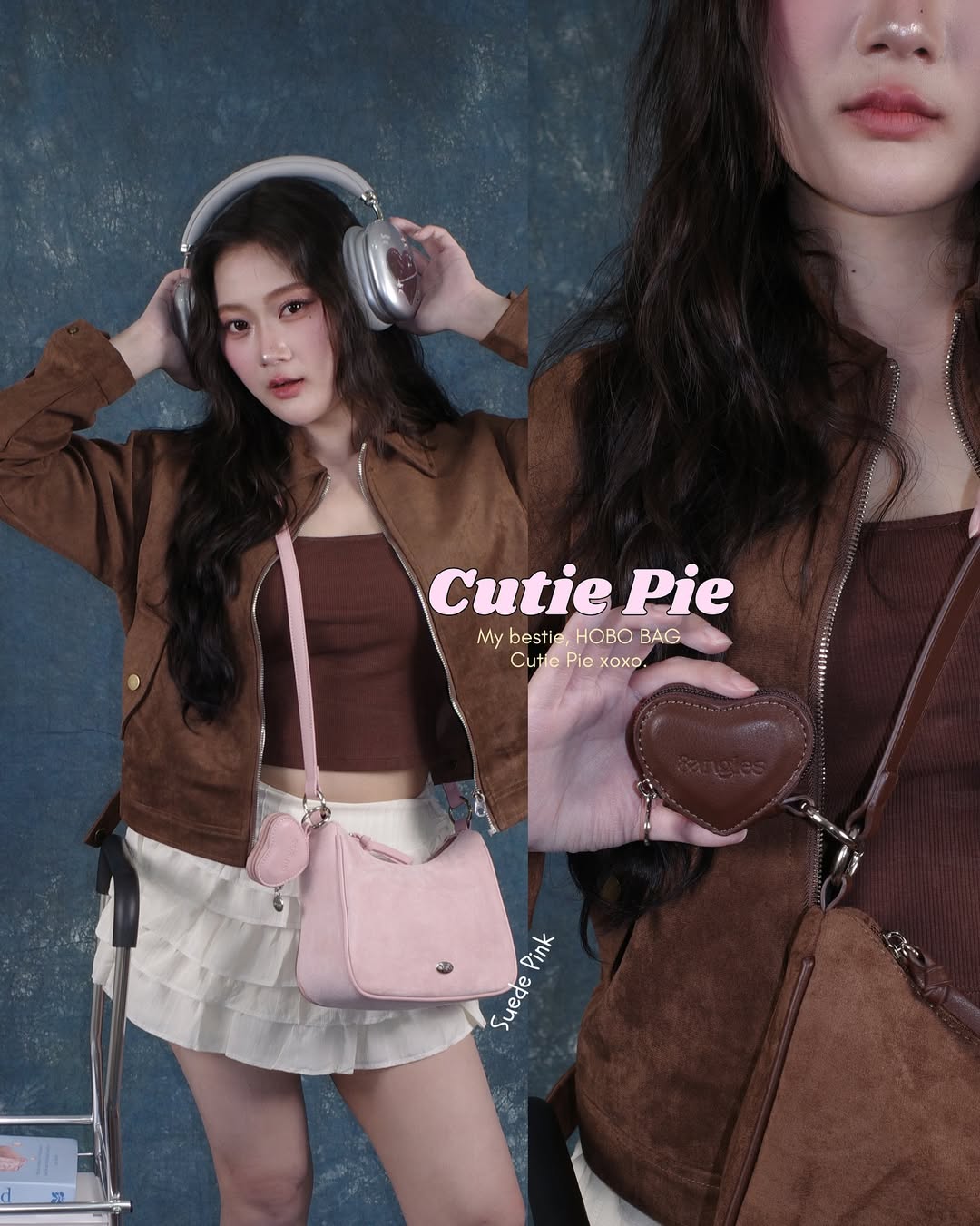 Cutie Pie Hobo Bag (crossbody OK!!) - 16colors