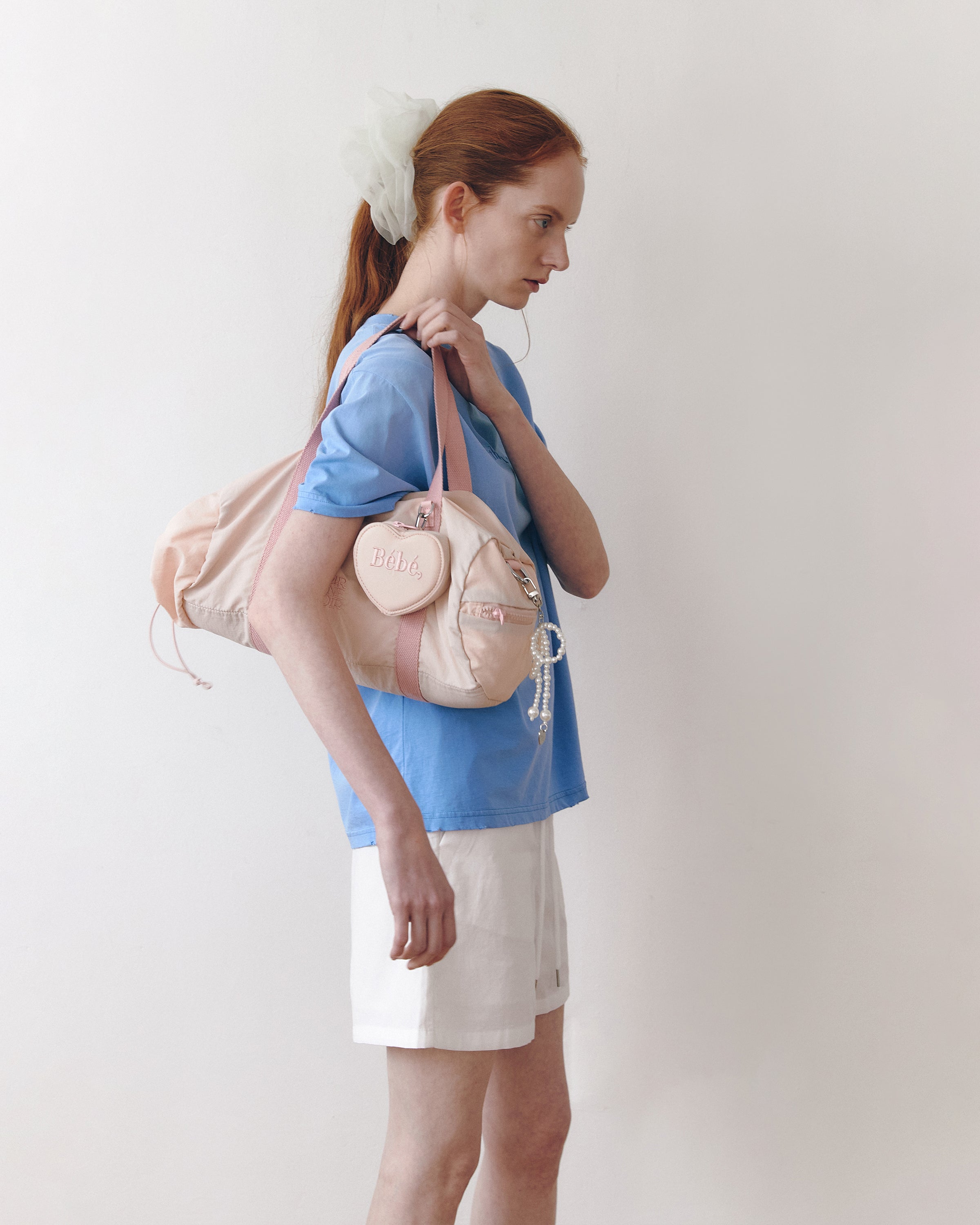 NOIRNINE Bébé Nylon Bag / pink