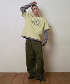 LSC STAR LOGO APPLIQUE LAYERED LONG SLEEVE (YELLOW)