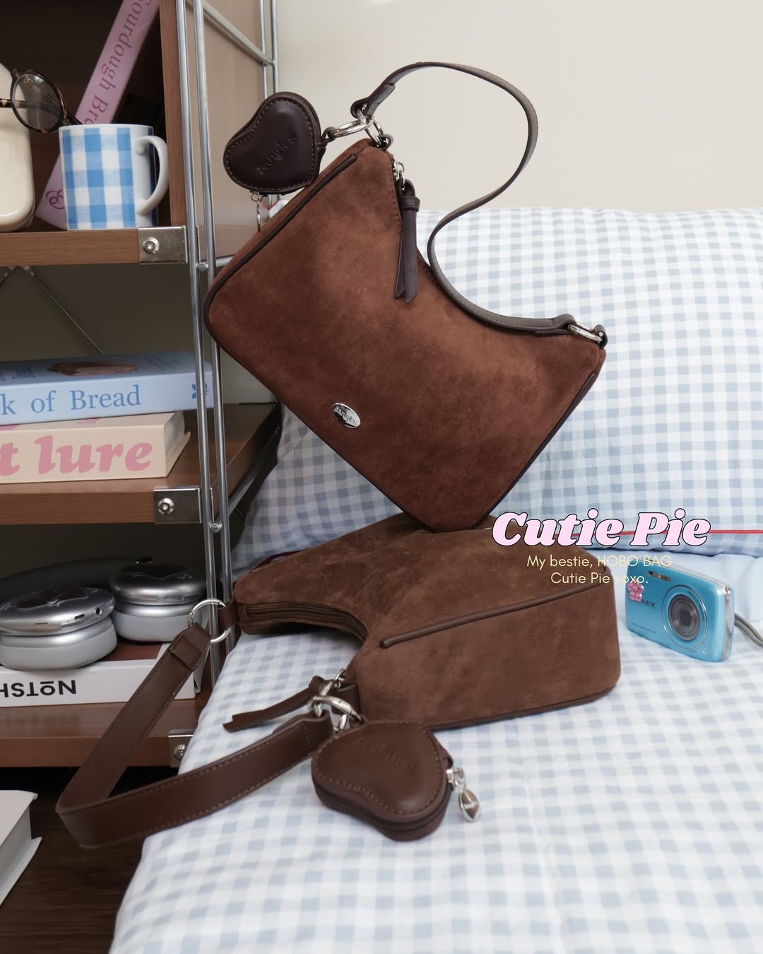 Cutie Pie Hobo Bag (crossbody OK!!) - 16colors