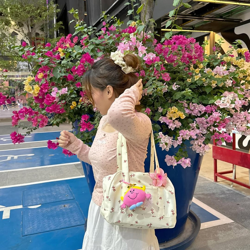 carryme.offical Two Tone Bag / Floral