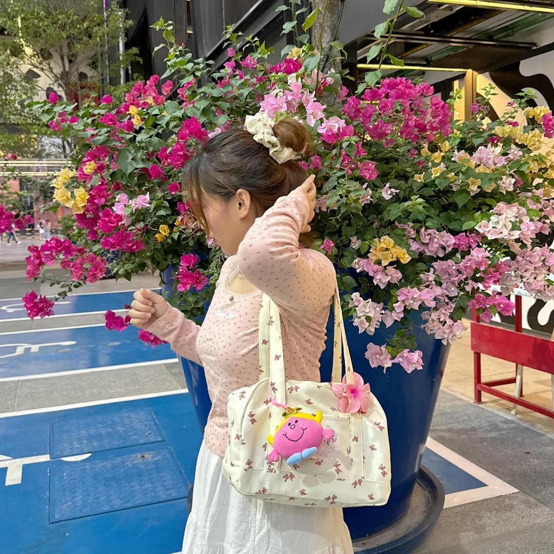 carryme.offical Two Tone Bag / Floral