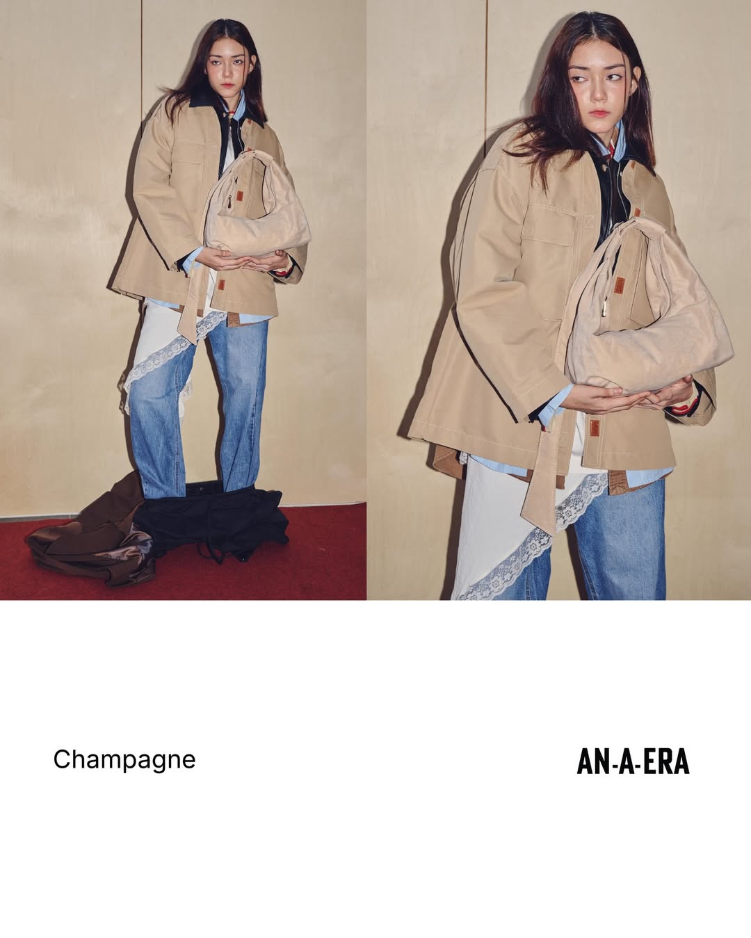 AN-A-ERA Bloom Hobo Bag - 5colors