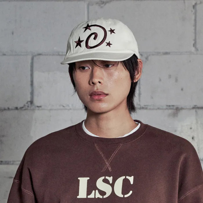 LSC Washed Star Logo Cap Cream