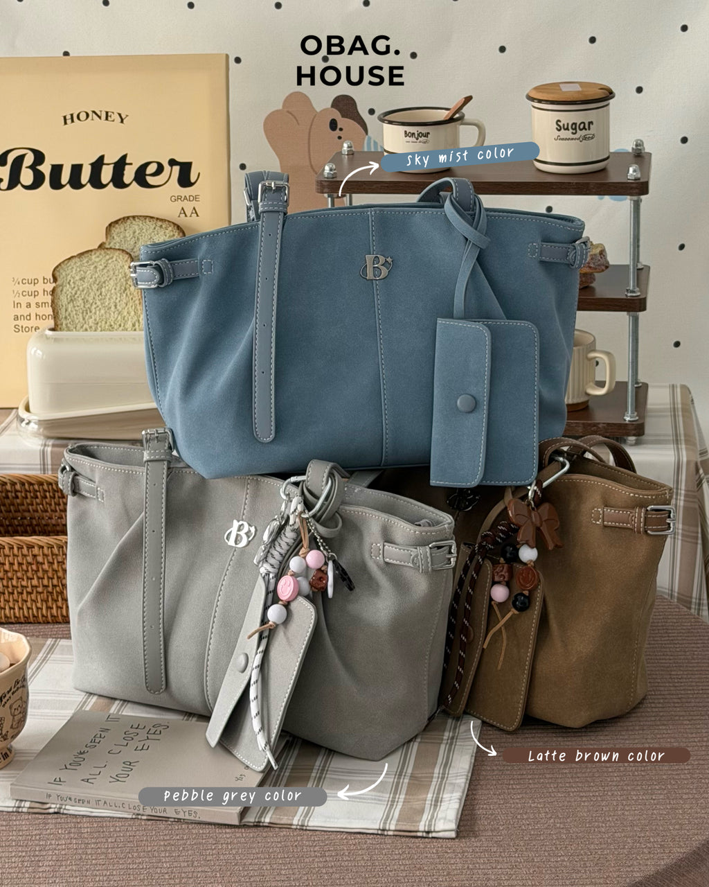 Bloom Tote Collection 🍁👜 - 6colors