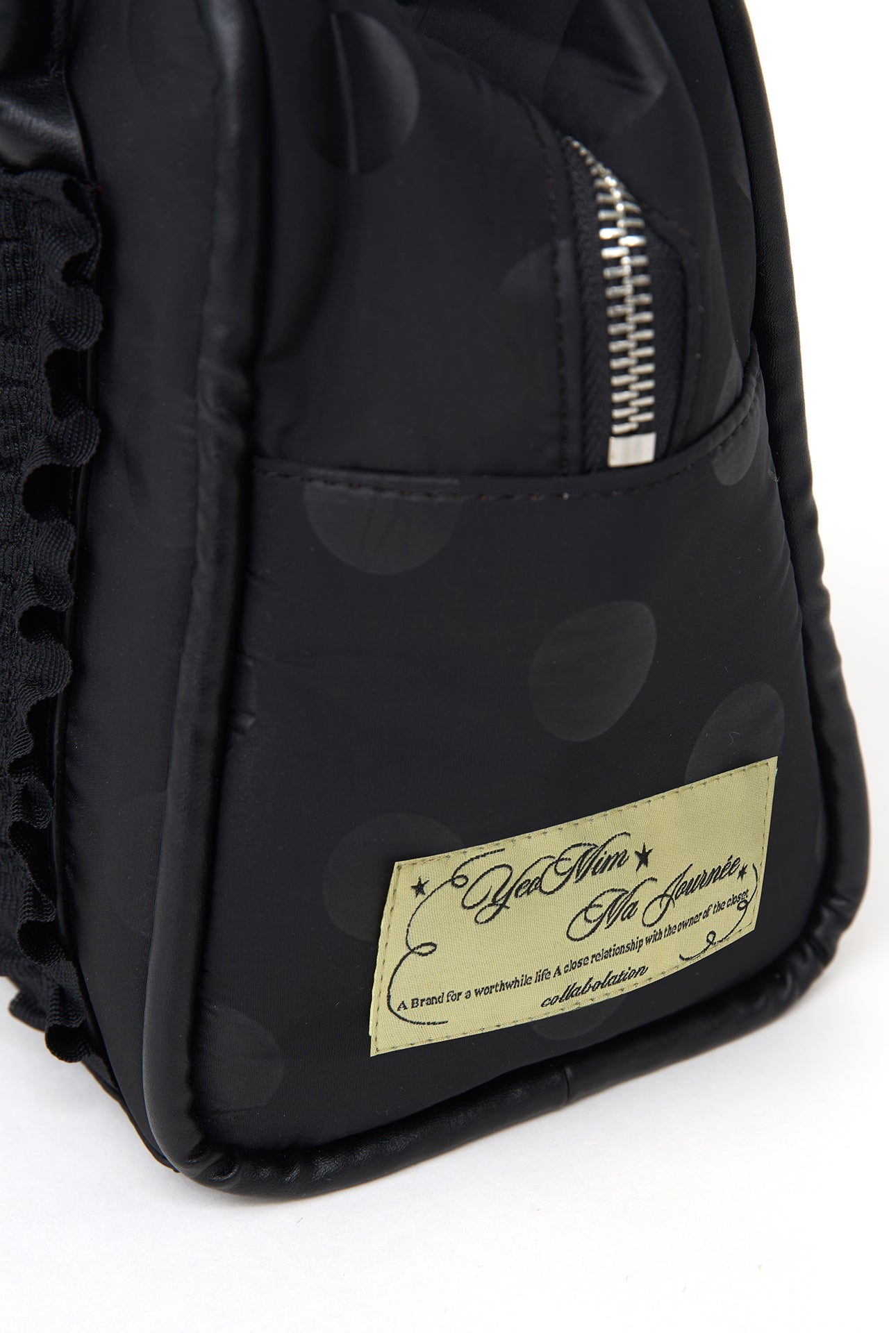 Yeomim mini box bag / black dot