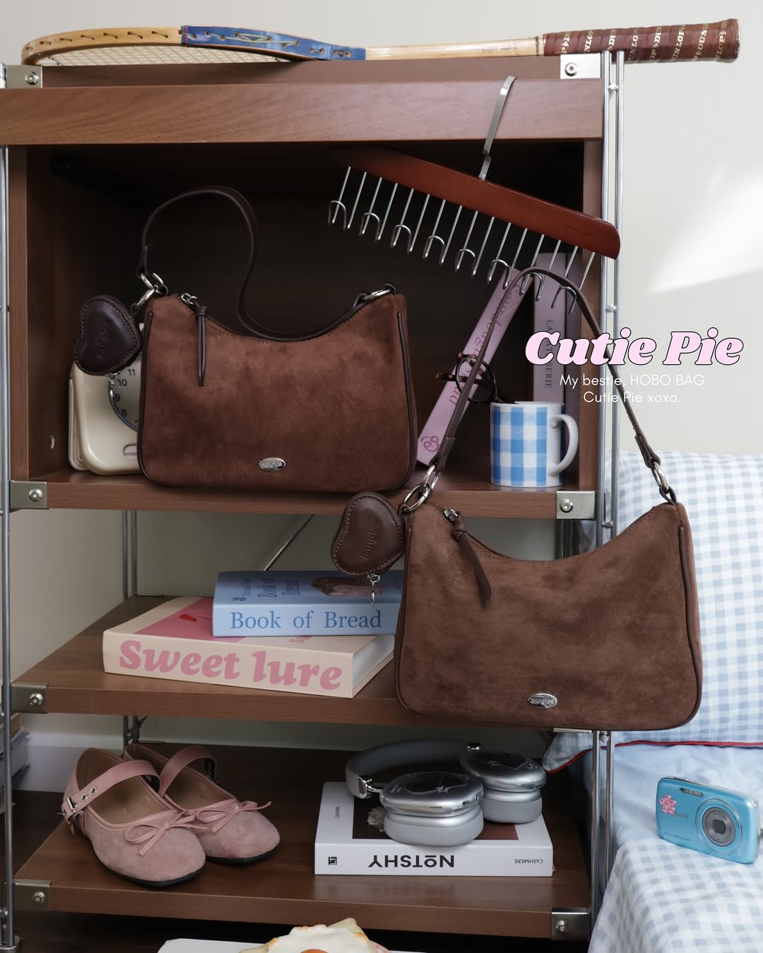 Cutie Pie Hobo Bag (crossbody OK!!) - 16colors