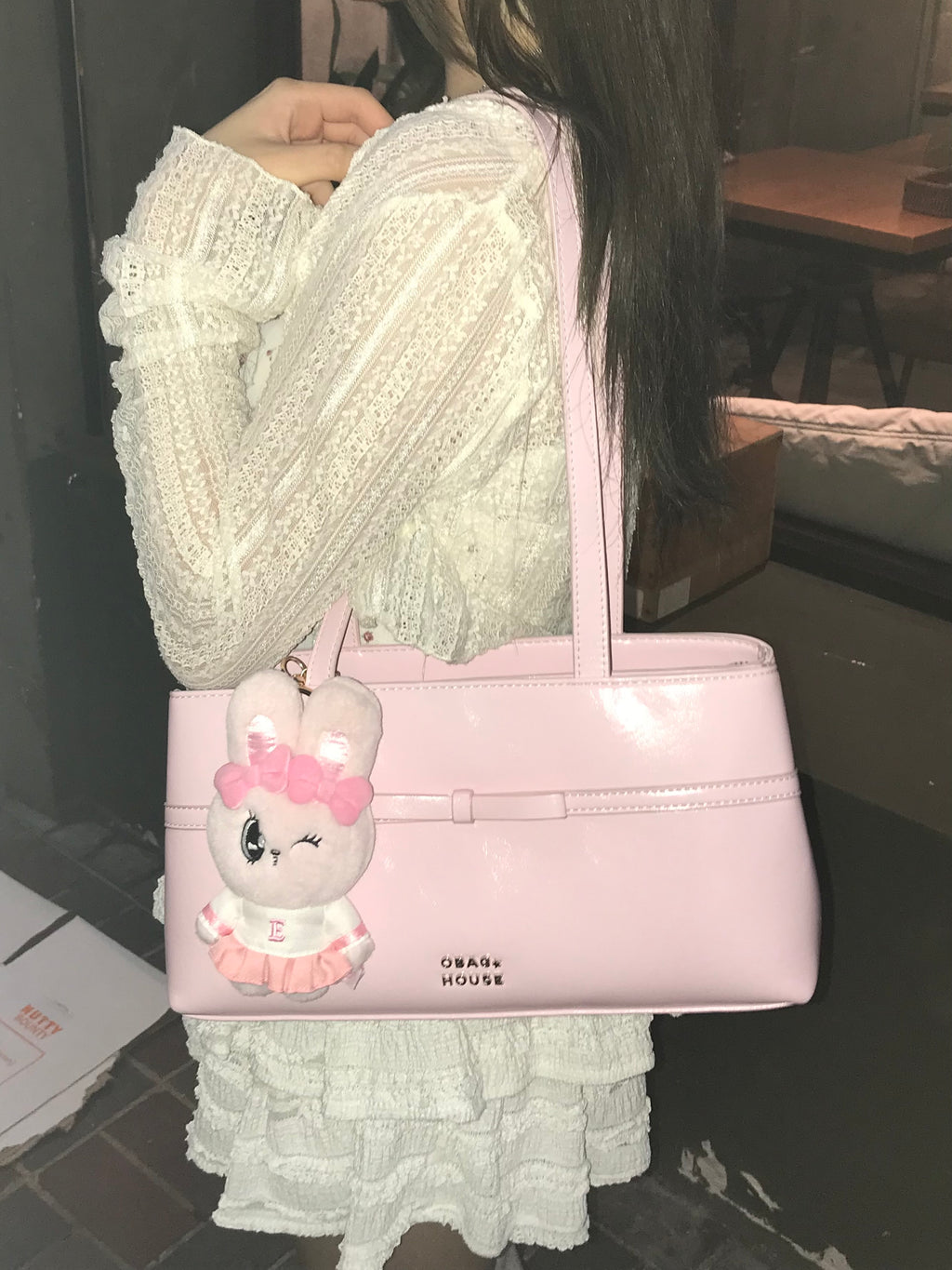 [香港現貨✨] [獨家代理🎀] Daisy Muse Ballerina Shoulder Bag - Soft Pink