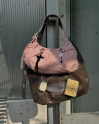 [FOR APPEAL] CARRY LIGHT HOBO BAG_LEOPARD PINK
