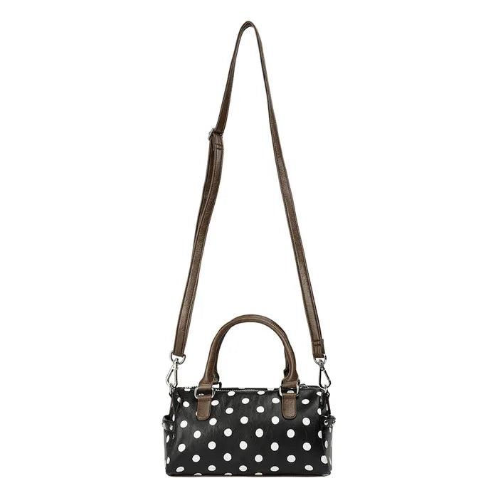 TMV X DEINET DOT BOSTON BAG (BLACK)