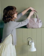 Heeari Aurora Shirring Duffel Mini Bag / lilac