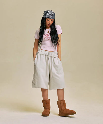 PIN UP GIRL CROP T-SHIRT_PK