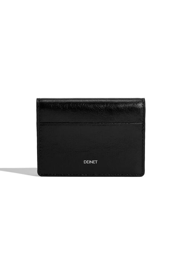 DEINET SIGNATURE WALLET IN BLACK (cowleather!)