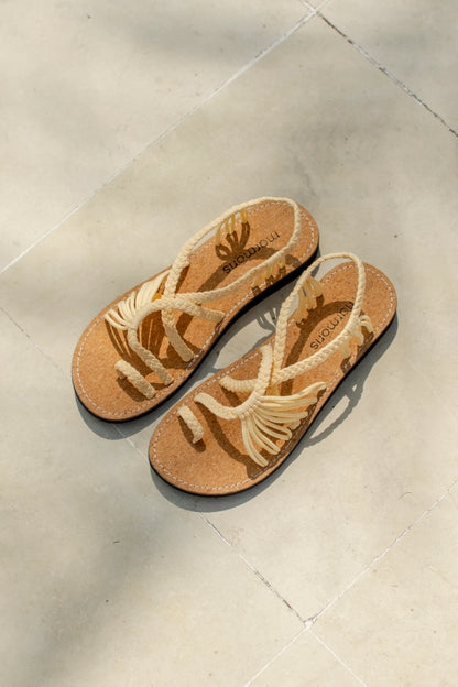 [handmade] "EXPLORE" SANDALS 編織涼鞋 - 10colors (pale)