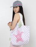 Twister Star Tote Bag - Dot Pink