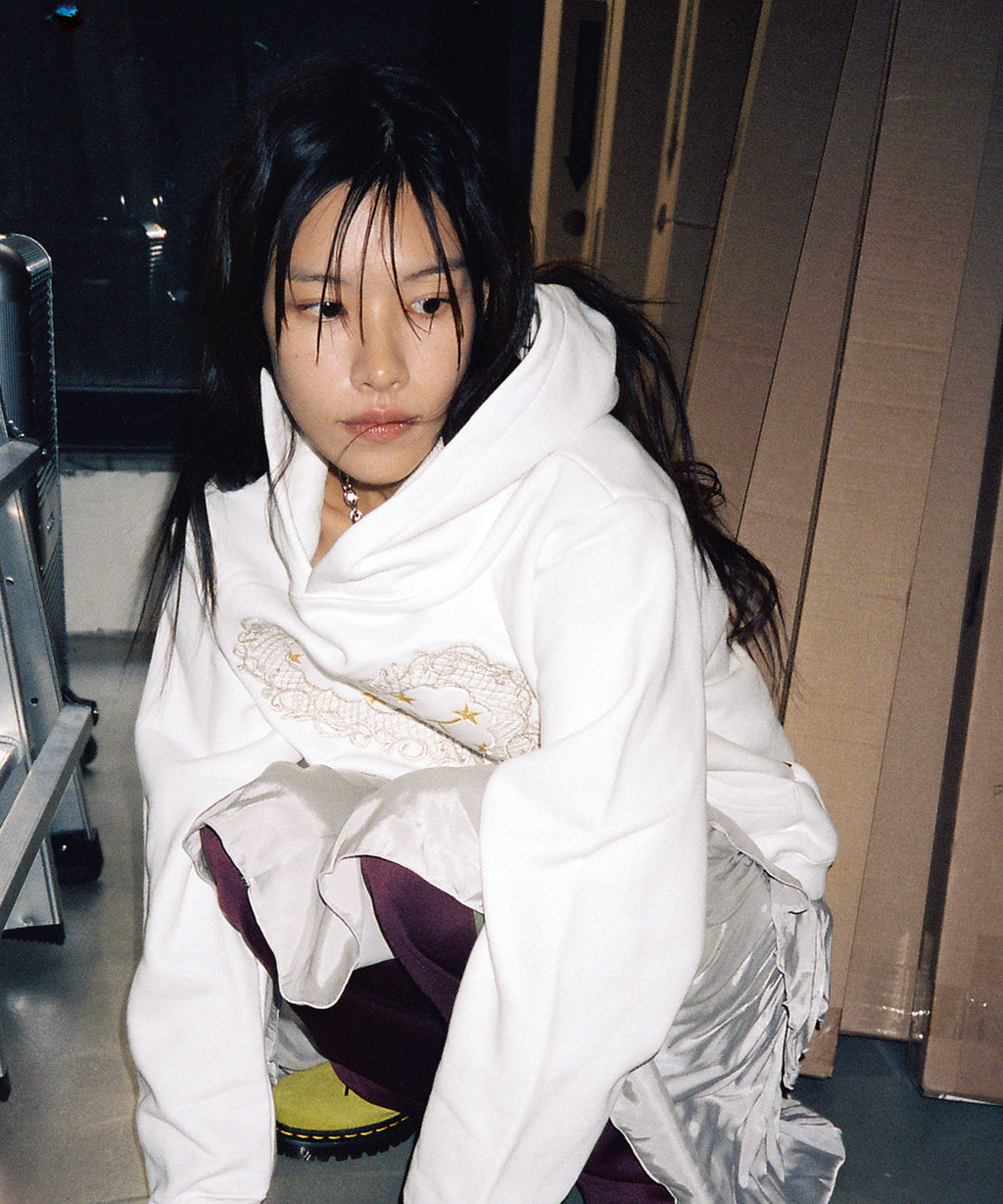 niceghostclub HEART BOY HOODIE [WHITE]