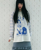 WONDERVISITOR STRAWBERRY EP1 RAGLAN LS-T / OATMEAL