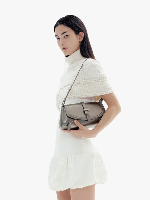 FINDKAPOOR Becky Shoulder Bag Medium / Chrome