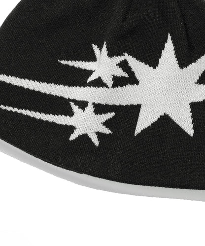 niceghostclub 3STAR BEANIE [BLACK]