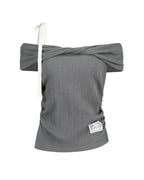 [ILLIGO] FLOW OFF SHOULDER TOP_4 COLORS