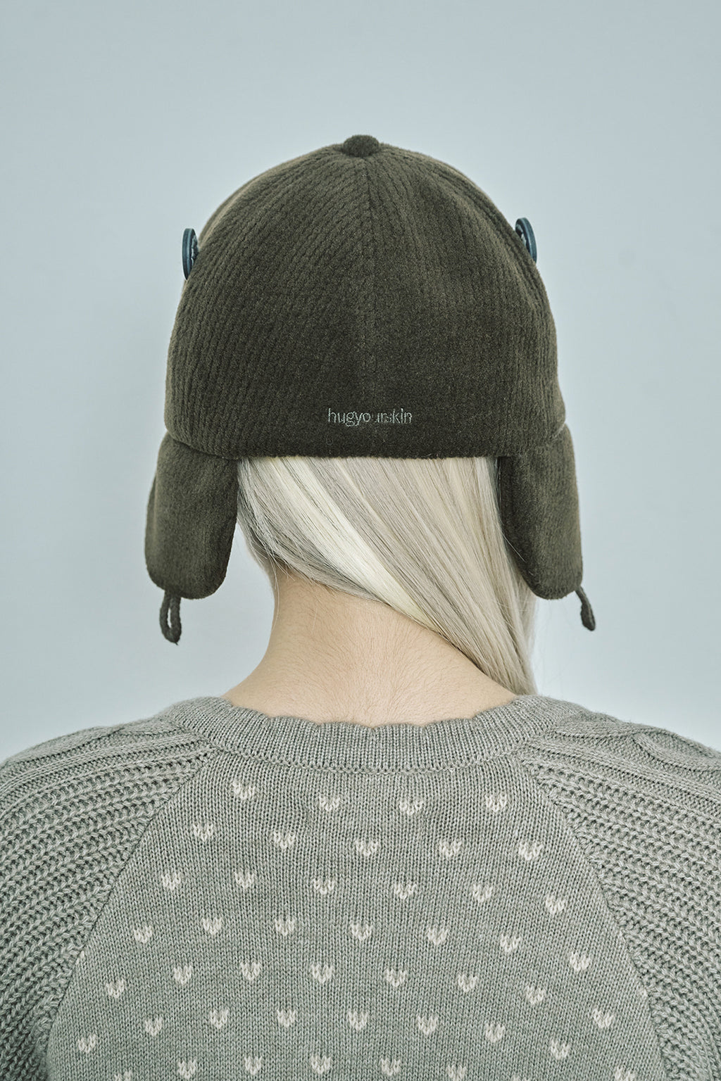 hugyourskin Trooper flap button cap (Brown)